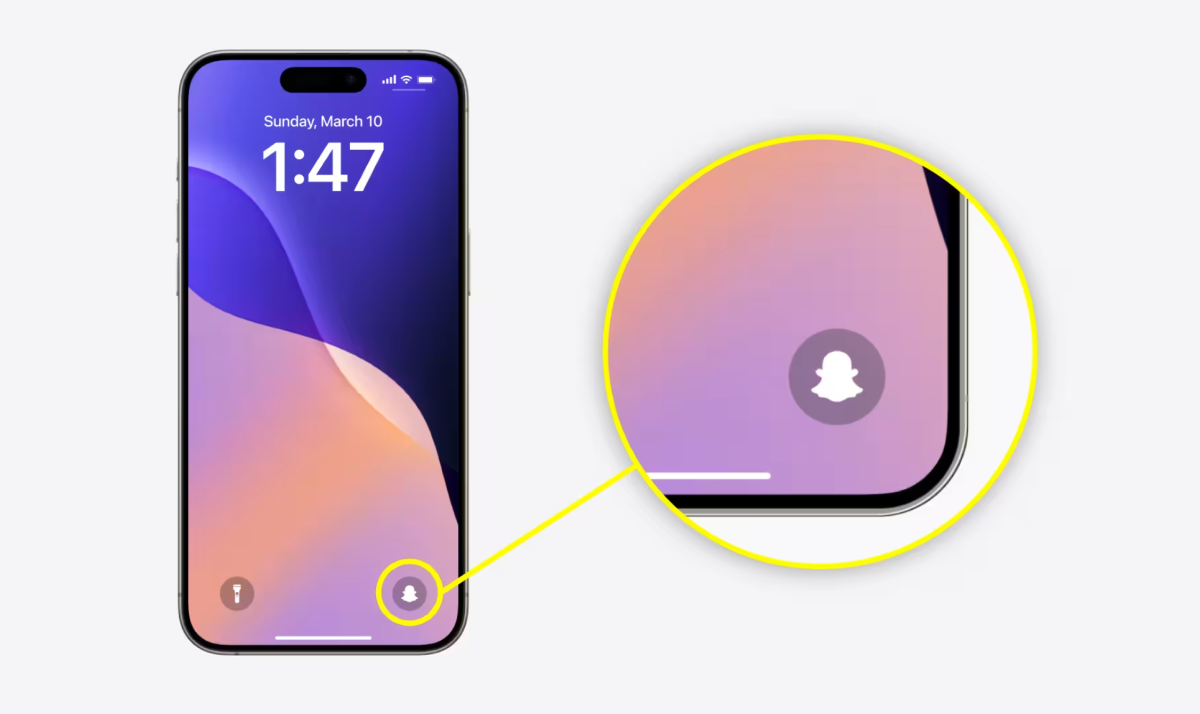 Snapchat-camera-shortcut-on-iPhone-lock-screen